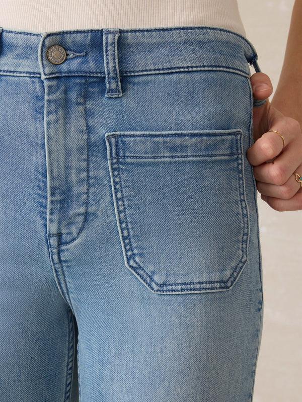 Faherty Stretch Terry Patch Pocket Pant - Eastern Shore Wash Women's Bottoms