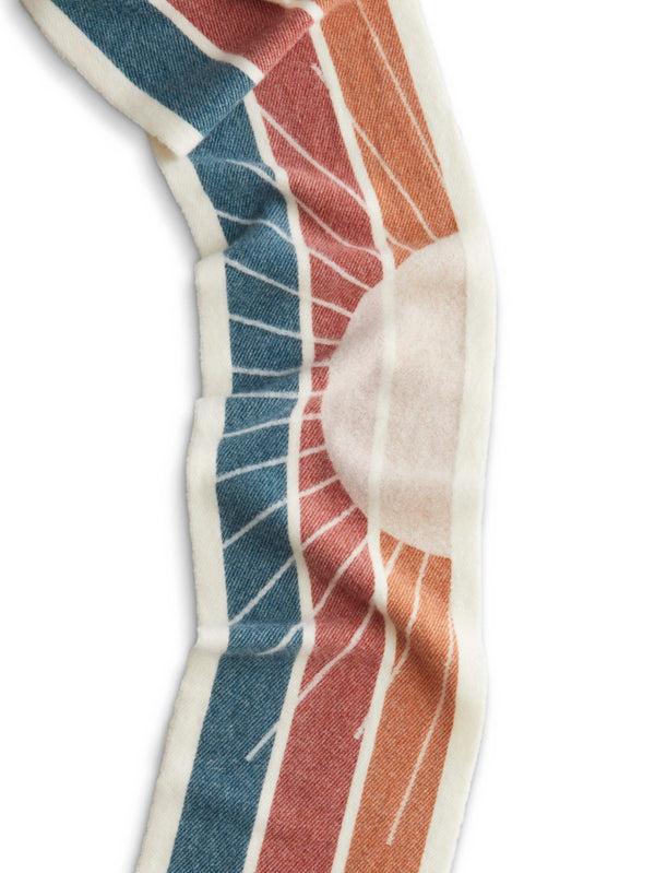 Faherty Sun And Wave Scarf - Ivory Accessories Scarves