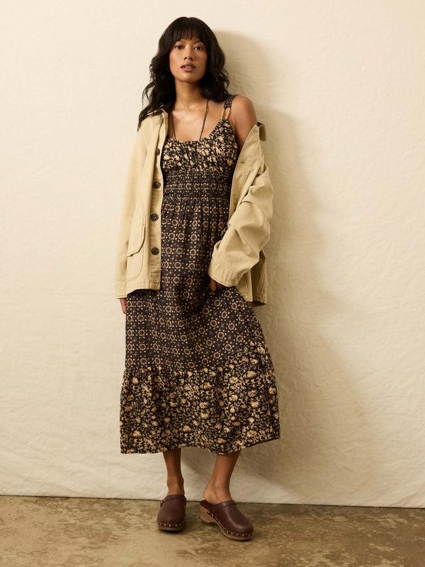 Faherty Sunbeam Dress - Luna Mixed Print Women's Dresses