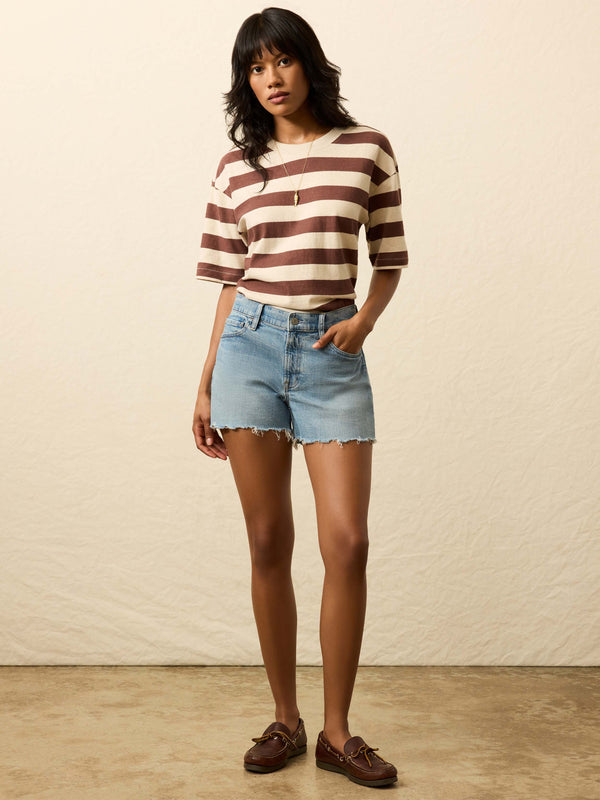 Faherty Sundrift Denim Short - Blue Canyon Wash Women's Bottoms