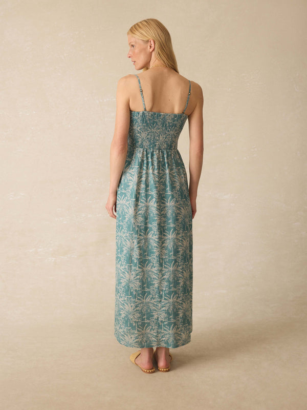 Faherty Sunrise Smocked Dress - Maui Tropics Women's Dresses