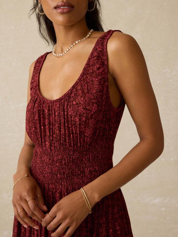 Faherty Sunseeker Dress - Belmonte Floral Women's Dresses