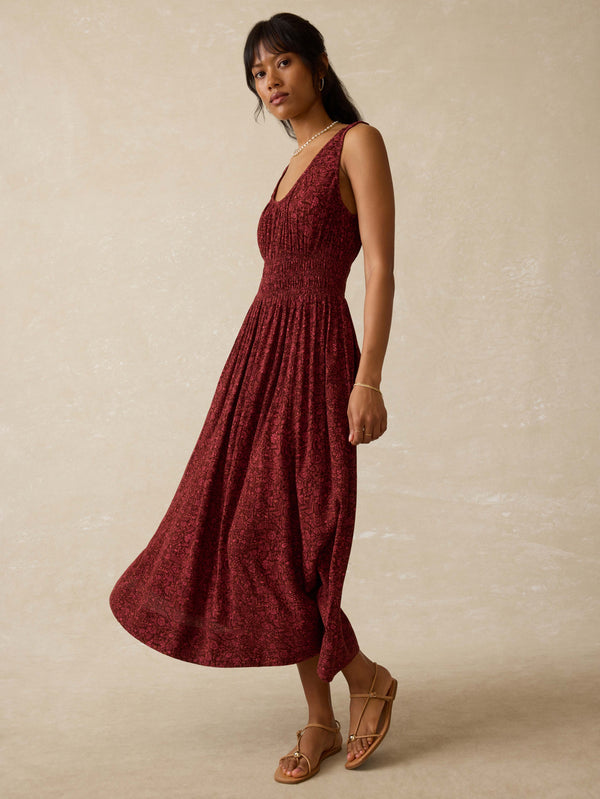 Faherty Sunseeker Dress - Belmonte Floral Women's Dresses