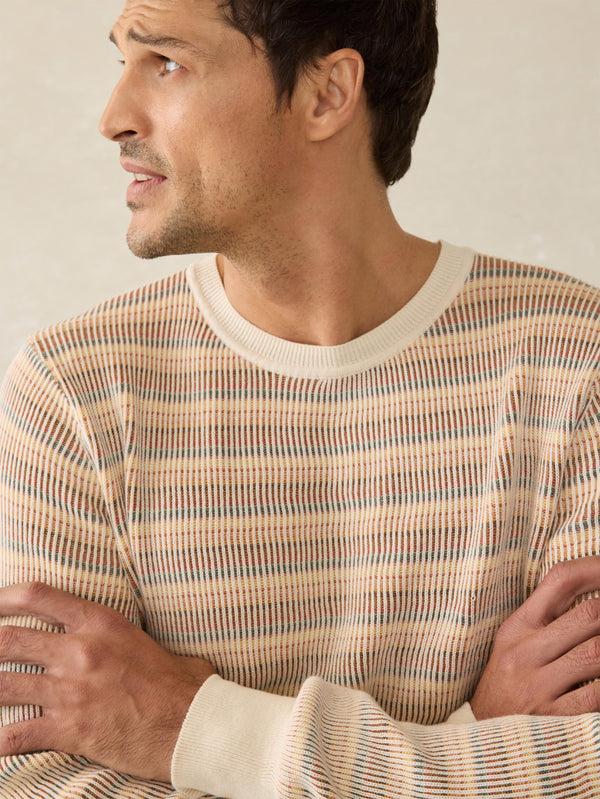 Faherty Sunwashed Crewneck Sweater - Desert Hills Men's Sweaters