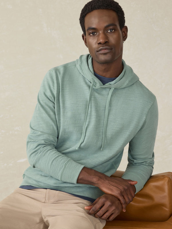 Faherty Sunwashed Midweight Organic Hoodie - Sage Creek Men's Hoodies U0026 Pullovers