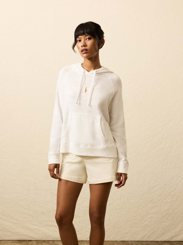 faherty Sunwashed Midweight Organic Hoodie - White Women's Hoodies u0026 Pullovers