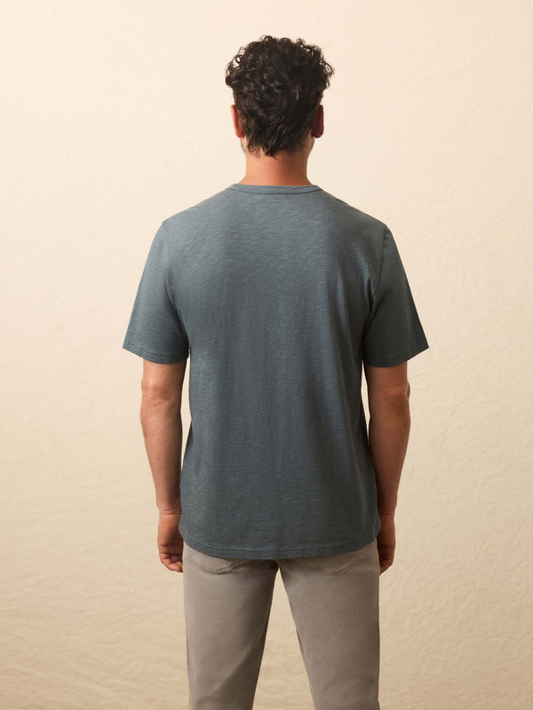 Faherty Sunwashed Regenerative Pocket Tee - Rough Waters Men's Knits