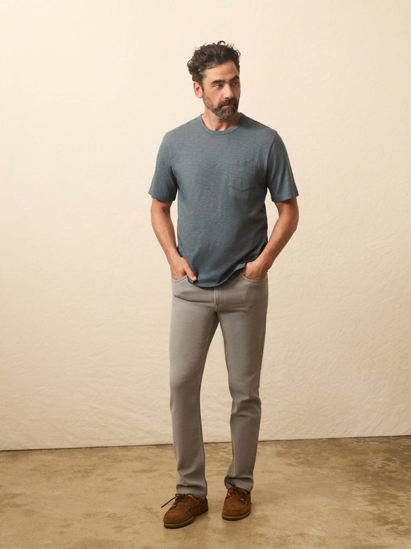 Faherty Sunwashed Regenerative Pocket Tee - Rough Waters Men's Knits