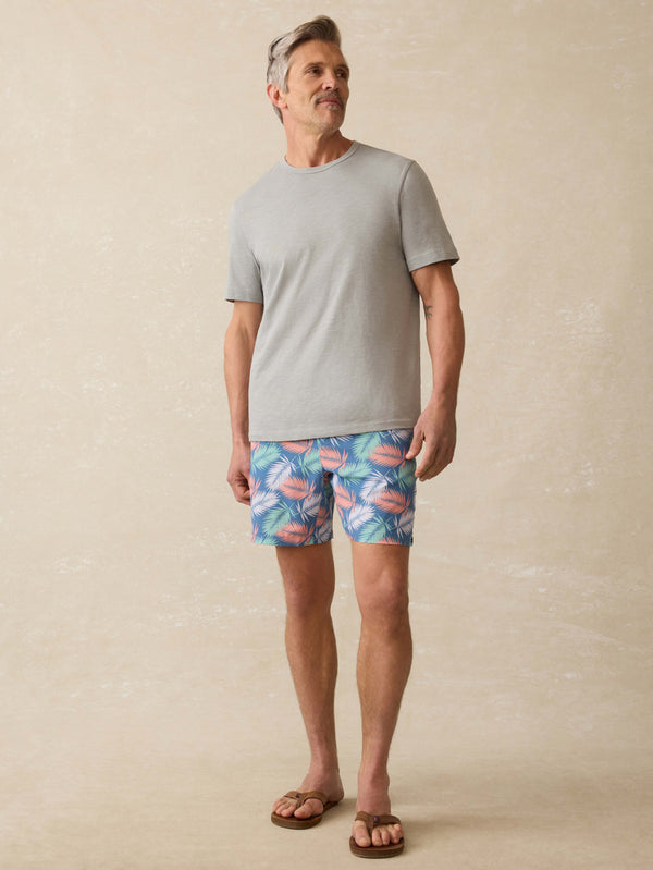 Faherty Sunwashed Regenerative Tee - Lakeshore Grey Men's Knits