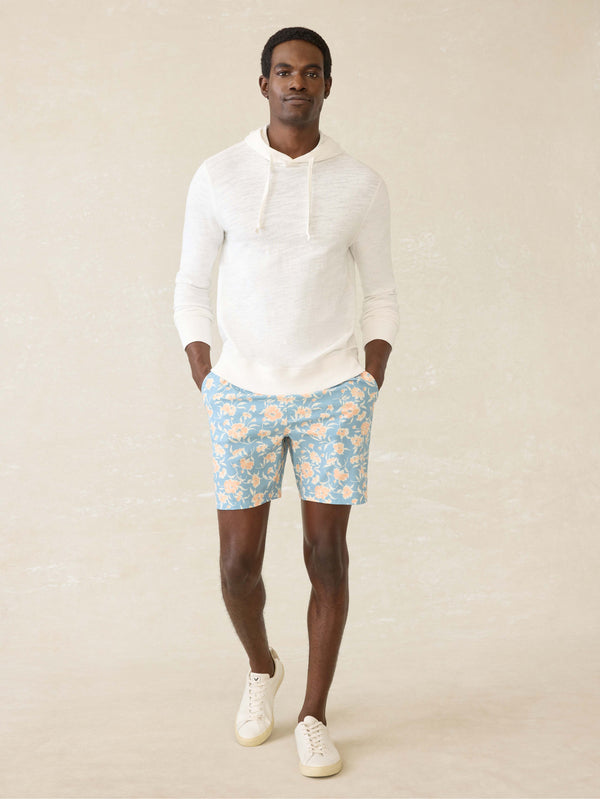 Faherty Sunwashed Slub Hoodie (Tall) - White Men's Hoodies U0026 Pullovers