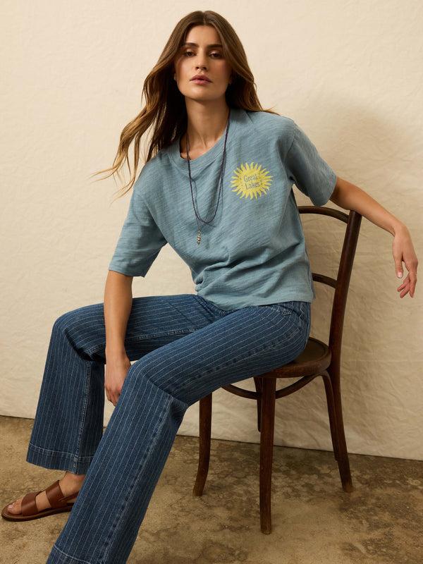Faherty Sunwashed Slub Vintage Tee - Citadel Women's Knits