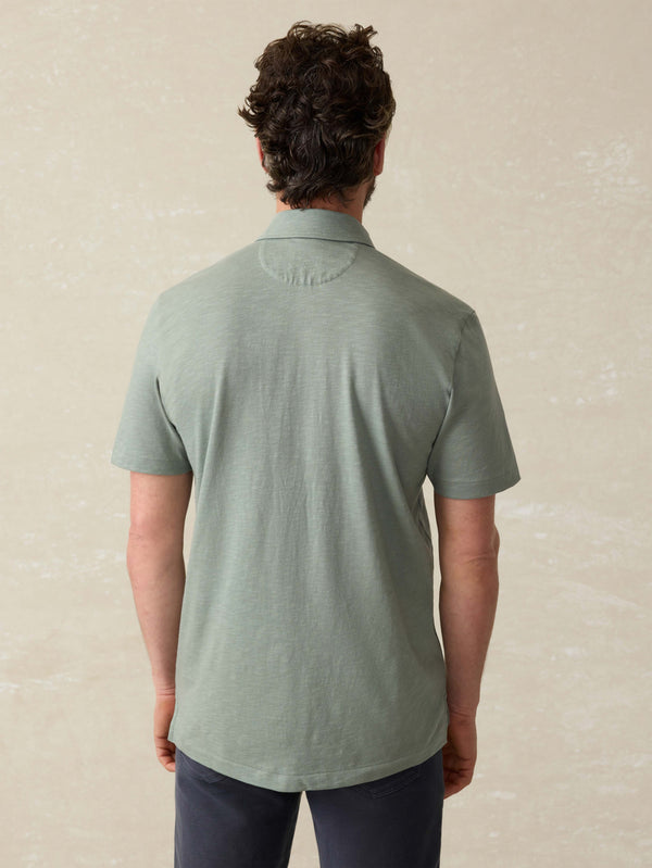 Faherty Sunwashed T-Shirt Polo - Sage Creek Men's Knits