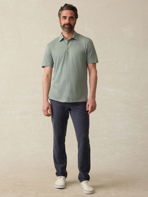 Faherty Sunwashed T-Shirt Polo - Sage Creek Men's Knits