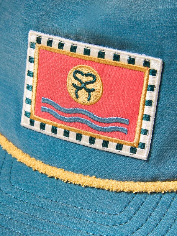 Faherty Surf Ghana All Day Flag Hat - Agona Green Men's Hats