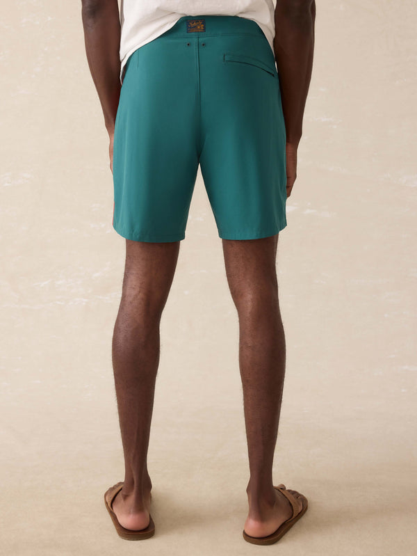 Faherty Surf Ghana Boardshort - Agona Green Men's Swim