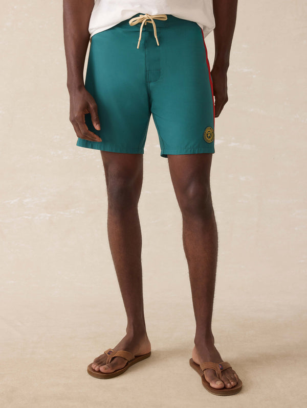 faherty Surf Ghana Boardshort - Agona Green Men's Swim