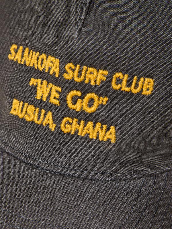 Faherty Surf Ghana Sankofa Trucker Hat - Mountain Black Men's Hats