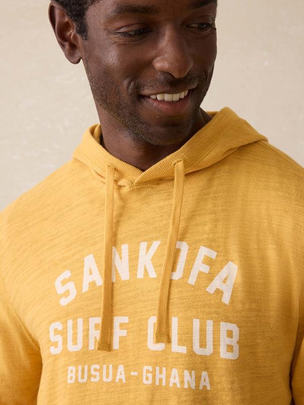 Faherty Surf Ghana Sunwashed Slub Hoodie - Tuscan Sun Men's Hoodies U0026 Pullovers