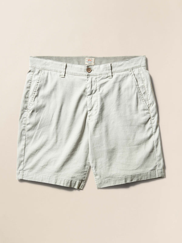 faherty Tradewinds Linen Blend Short - Rain Cloud Men's Bottoms