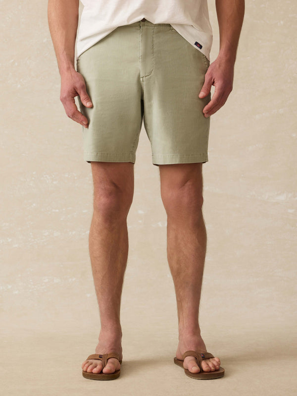 faherty Tradewinds Linen Blend Short - Sage Mist Men's Bottoms