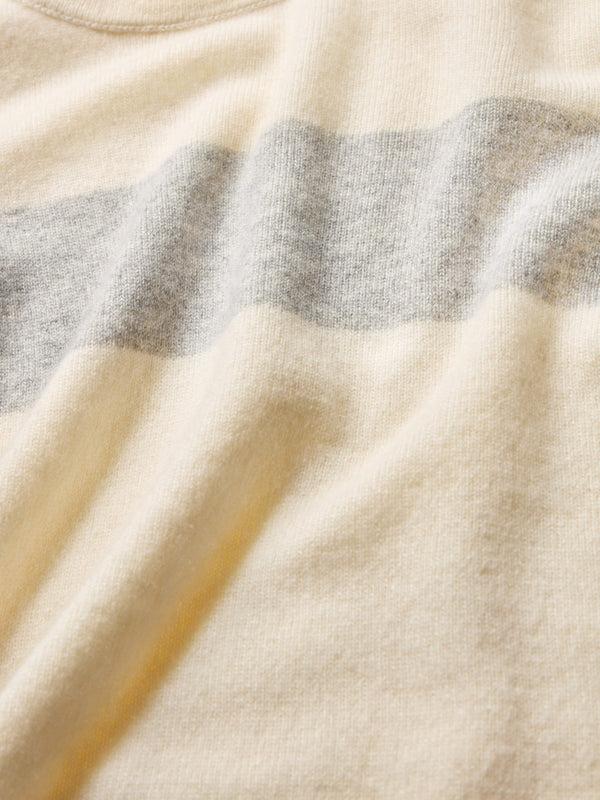 Faherty Tropical Cashmere Crewneck Sweater - Coastal Cream Men's Sweaters