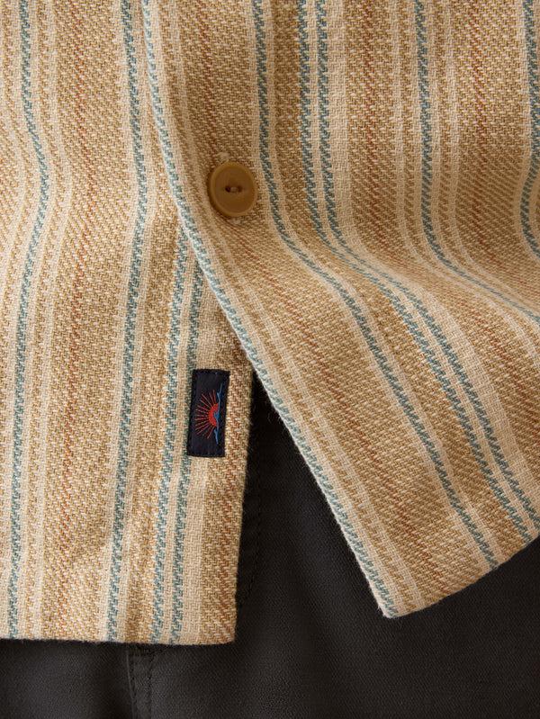 Faherty Vista Overshirt - Golden Hour Stripe Men's Button Ups