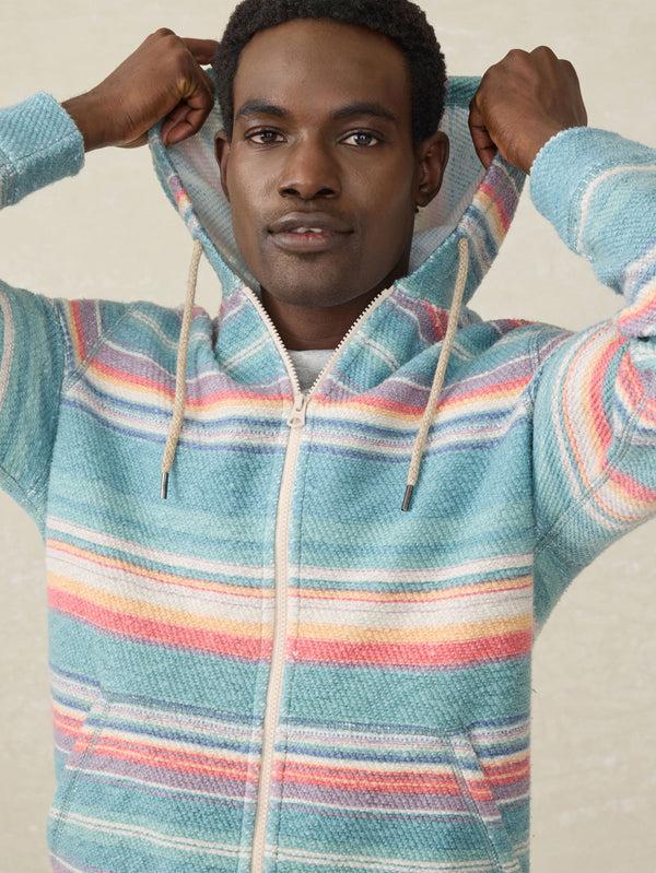 Faherty Whitewater Full Zip Hoodie - Island Sunrise Men's Hoodies U0026 Pullovers