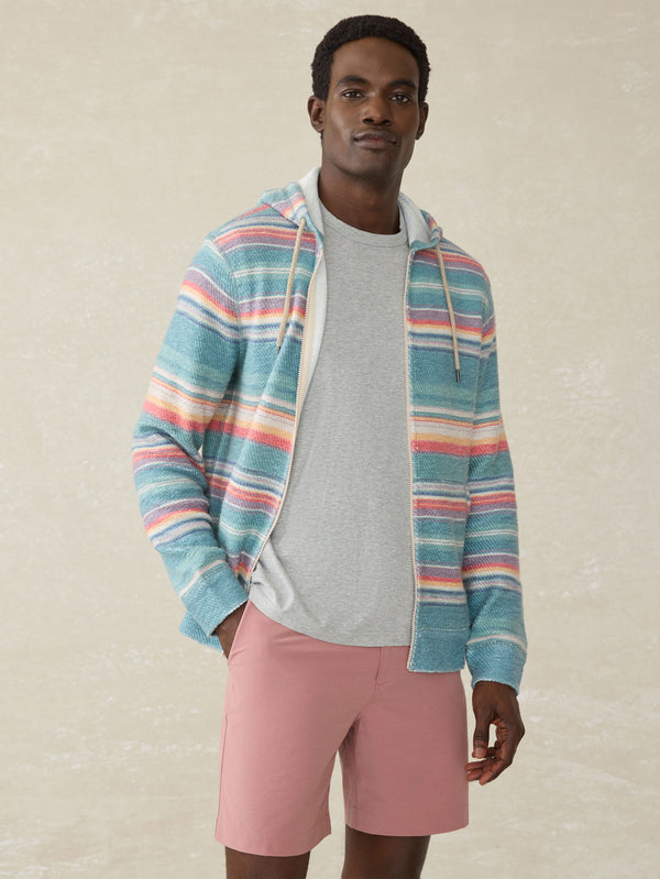 Faherty Whitewater Full Zip Hoodie - Island Sunrise Men's Hoodies U0026 Pullovers