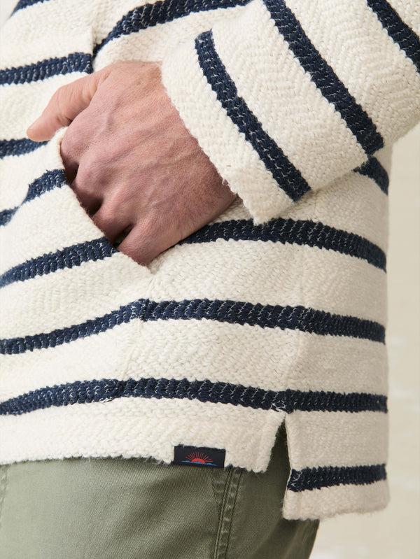 Faherty Whitewater Hoodie - Boothbay Stripe Men's Hoodies U0026 Pullovers