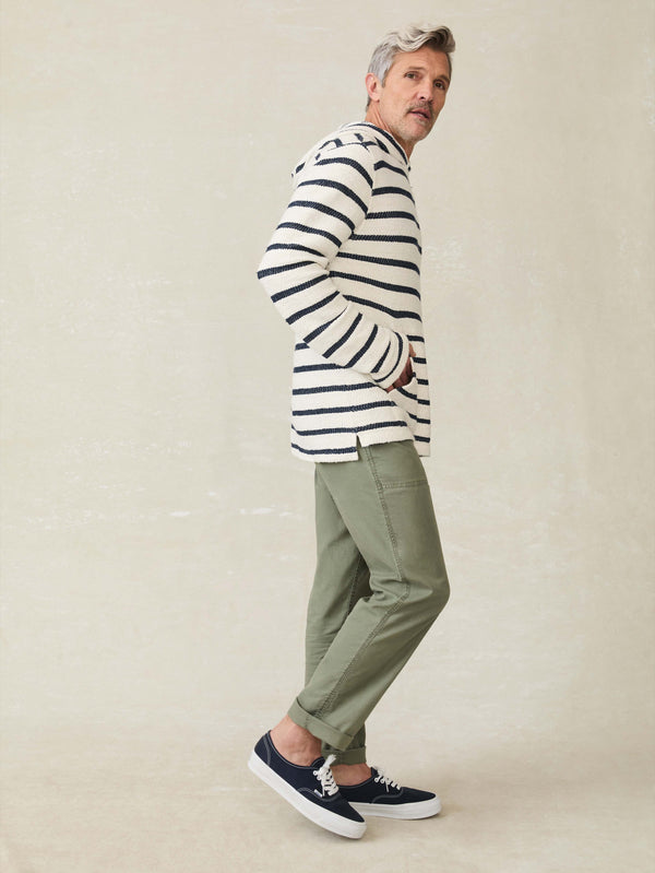 Faherty Whitewater Hoodie - Boothbay Stripe Men's Hoodies U0026 Pullovers