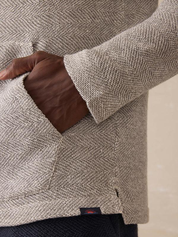 Faherty Whitewater Hoodie - Grey Shell Loop Men's Hoodies U0026 Pullovers