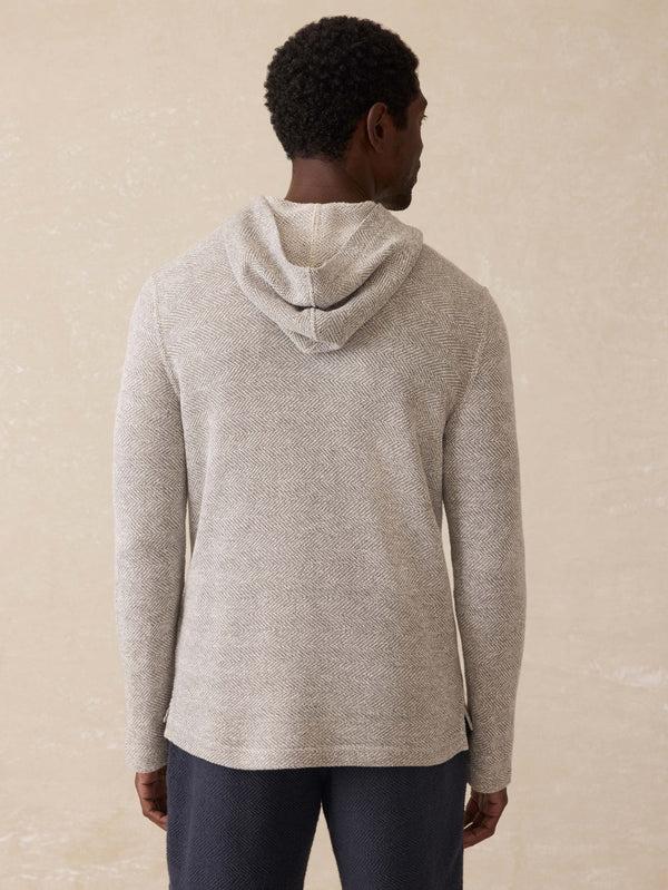 Faherty Whitewater Hoodie - Grey Shell Loop Men's Hoodies U0026 Pullovers