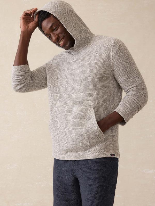 Faherty Whitewater Hoodie - Grey Shell Loop Men's Hoodies U0026 Pullovers