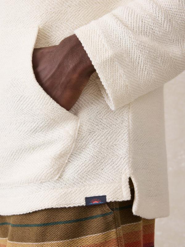 Faherty Whitewater Hoodie - Ivory Shell Men's Hoodies U0026 Pullovers