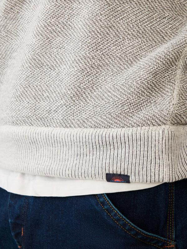 Faherty Whitewater Quarter Zip - Grey Shell Loop Men's Hoodies U0026 Pullovers