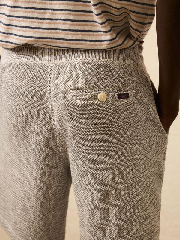 Faherty Whitewater Sweatshort - Grey Shell Loop Men's Bottoms