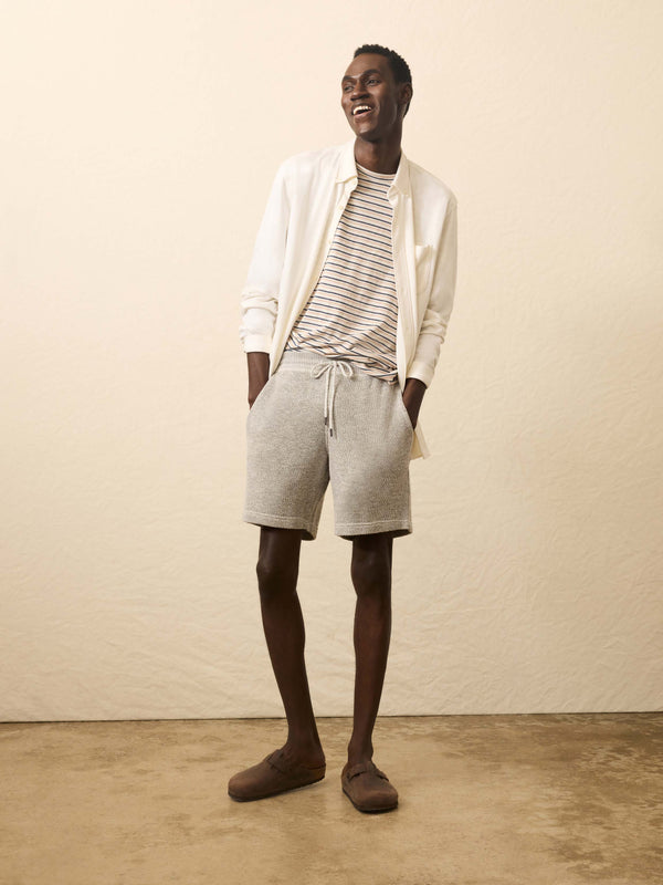 Faherty Whitewater Sweatshort - Grey Shell Loop Men's Bottoms