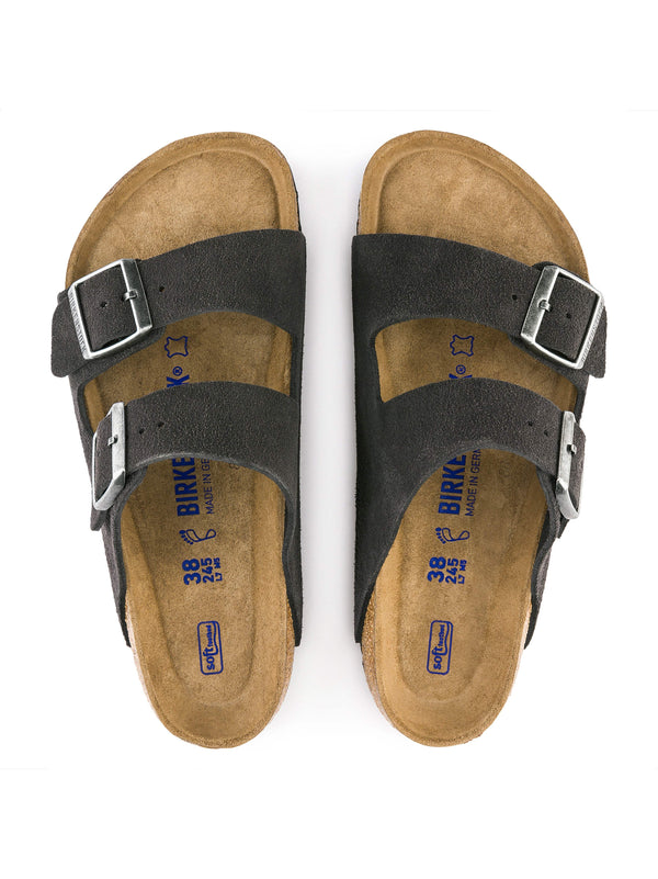 Faherty Women's Birkenstock Arizona Soft Footbed - Velvet Gray Women's Footwear