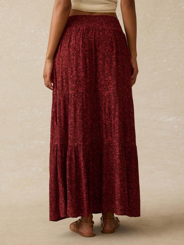 Faherty Woodstock Skirt - Belmonte Floral Women's Bottoms