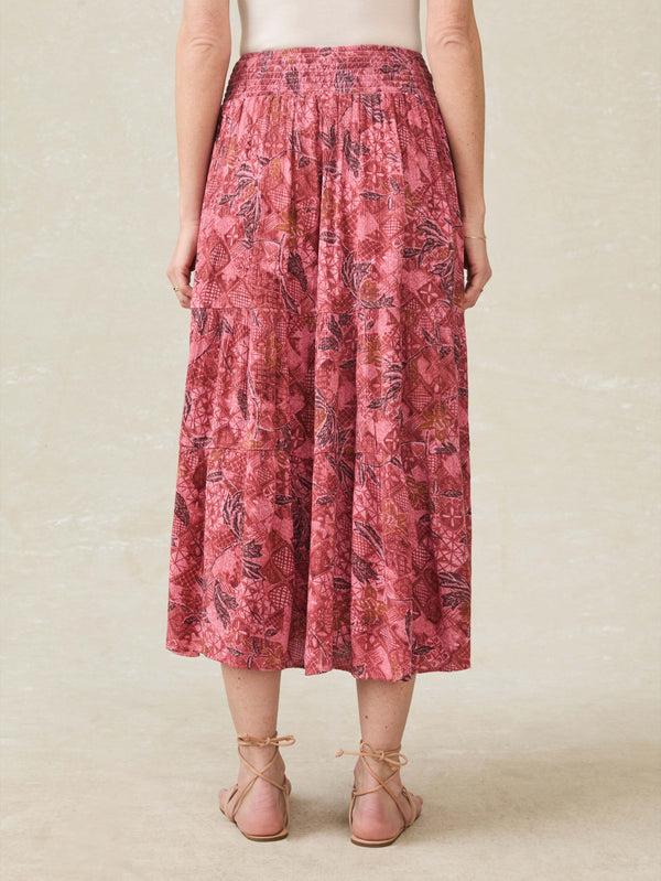 Faherty Woodstock Skirt - Island Breeze Floral Women's Bottoms