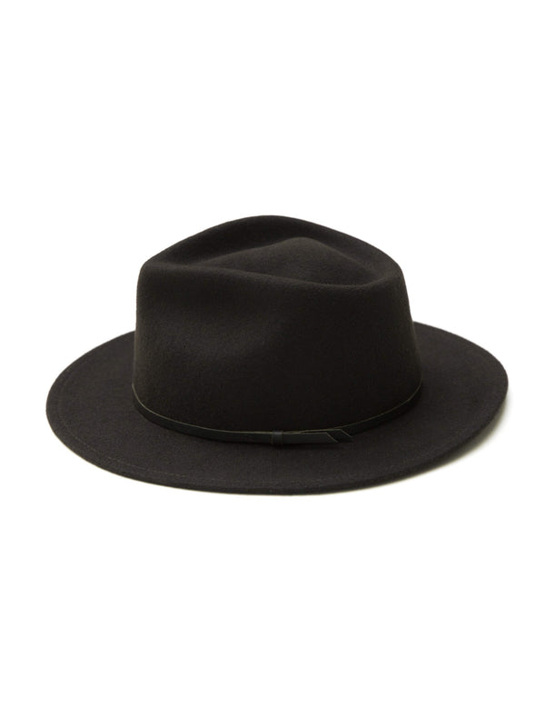 Faherty Yellow 108 Eastwood Hat - Dark Brown Women's Hats