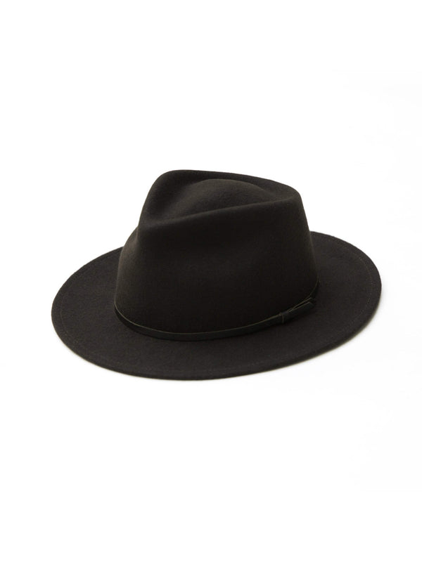 faherty Yellow 108 Eastwood Hat - Dark Brown Women's Hats