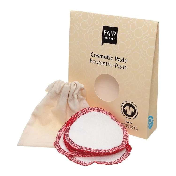 fair squared Cotton Cosmetic Pads-NEW LOWER PRICE FAIR SQUARED