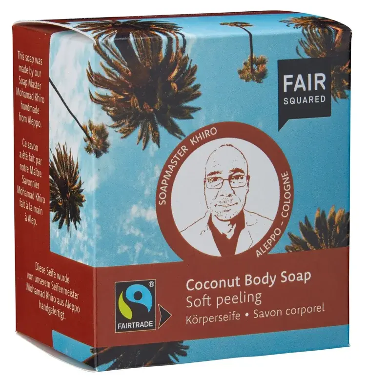 fair squared Coconut Body Soap (Scrub) FAIR SQUARED