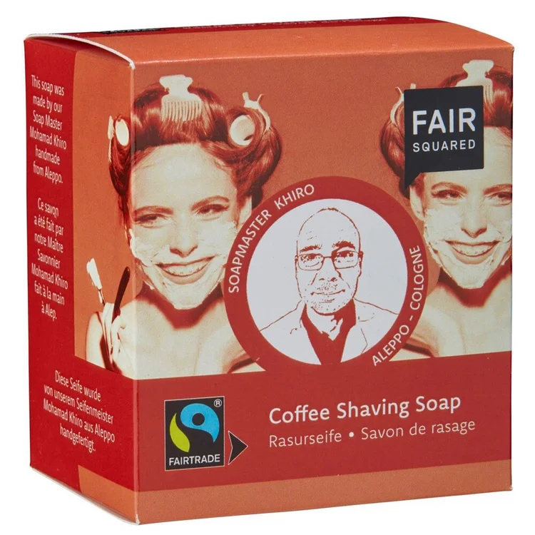 fair squared Coffee Shaving Soap FAIR SQUARED
