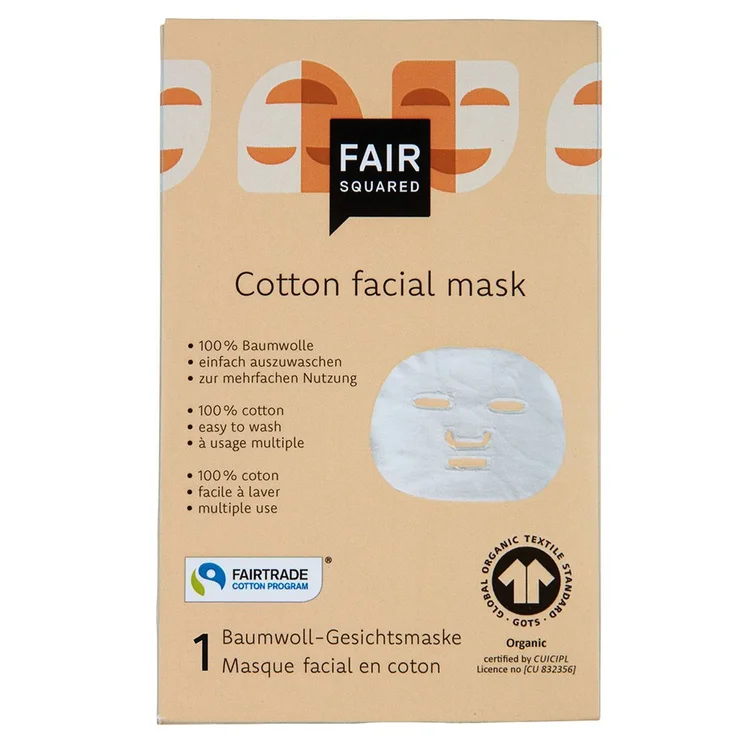 fair squared Cotton Face Mask FAIR SQUARED