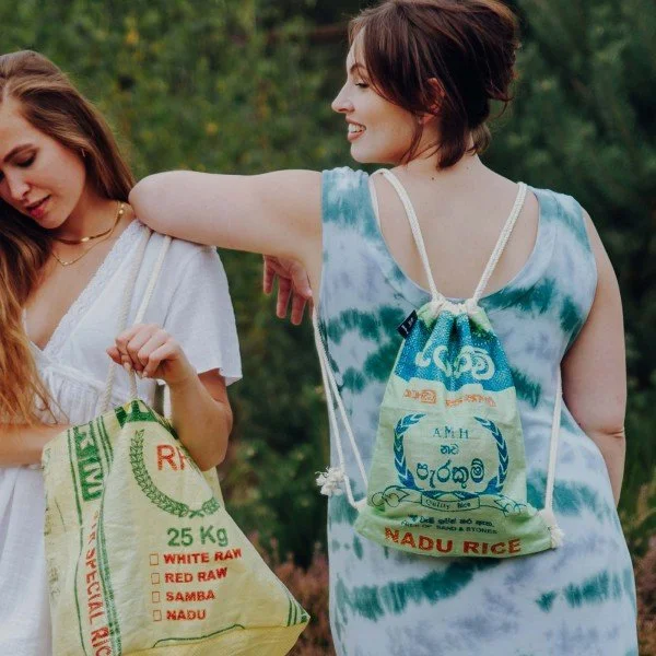 Fair Squared Rice & Carry Drawstring Bag FAIR SQUARED