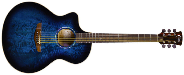 Faith Blue Moon Neptune - Cutaway Electro - Left Handed