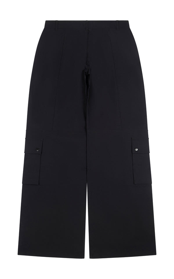 Faith Connexion BLACK CARGO PANTS