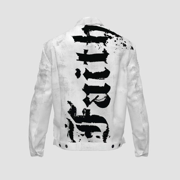 Faith Connexion COTTON JACKET WITH FAITH PRINT